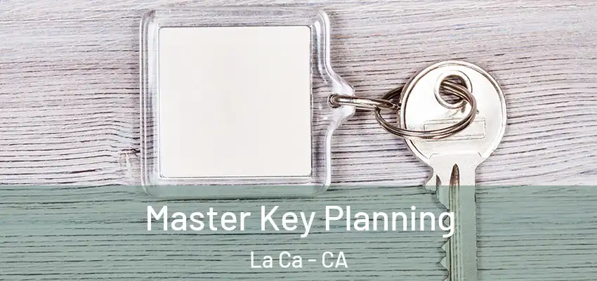  Master Key Planning La Ca - CA